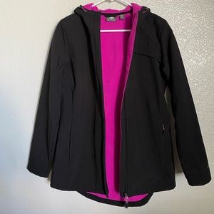 New balance fleece hooded jacket